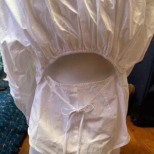 Astr White Women's Button Down Shirt NWT